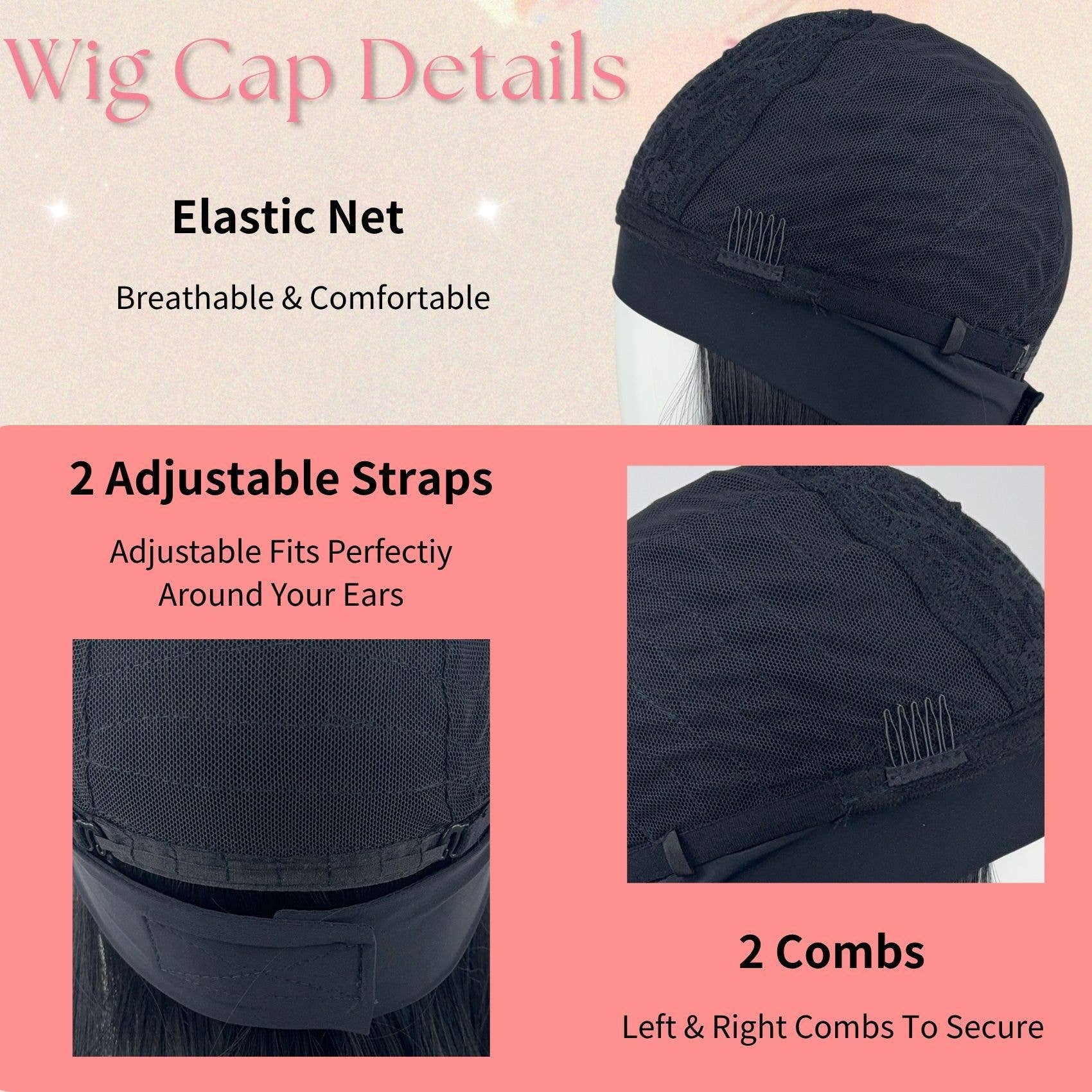 Black Straight Synthetic Headband Wig with Natural Shine Easy Fit for wholesale on Faire3