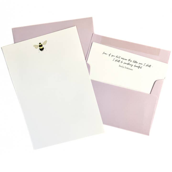Set di cancelleria Emily Dickinson per la vendita all'ingrosso da parte di She Said It.