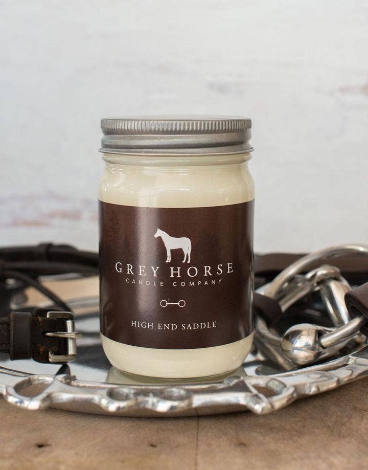 Grey Horse Candle Company - Wholesale Jar/Filled Candle - High End Saddle Soy Candle