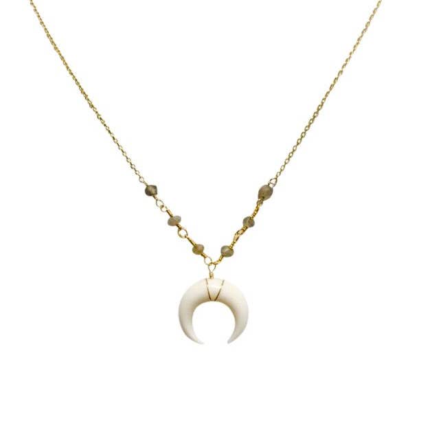 Chaîne en pierre Dbl cor NK20330 pour la vente par Modern Opus