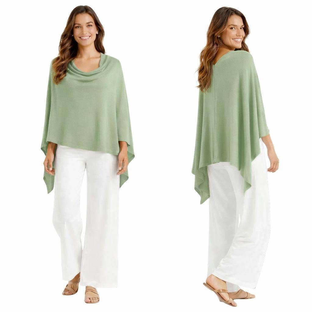 The Magic Scarf Company - Wholesale Poncho - Women's - 8672 - Cashmere Feel Ponchos40