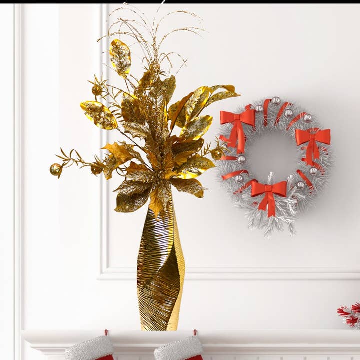 Gold Sparkle Arrangement - 39" for wholesale by Amazyng Decor