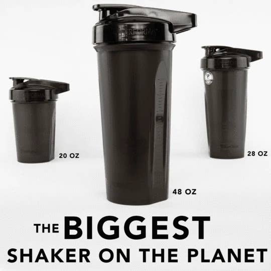PerfectShaker - Wholesale Water Bottle - Activ Shaker, 48oz, Black6
