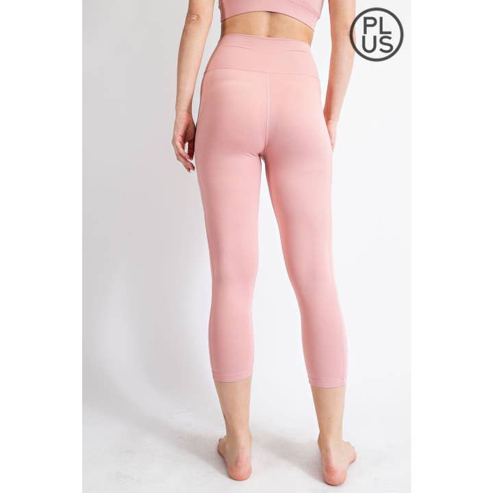 Rae Mode - Wholesale Athletic/Lounge Leggings - Women's - PLUS SIZE V WAIST CAPRI LENGTH LEGGINGS27