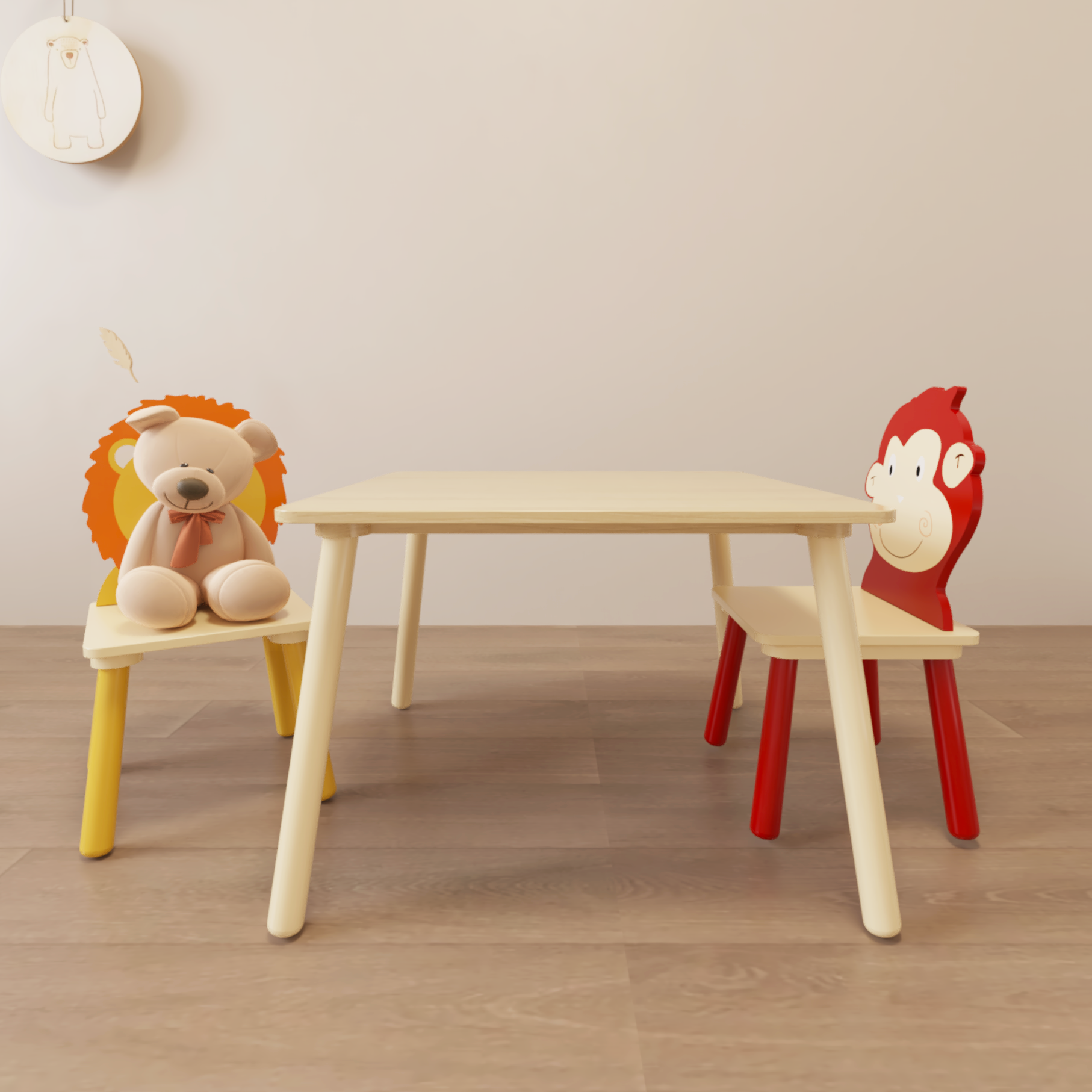 39F Inc. - Wholesale Chair - Kids - Kids Animal-Themed Table and Chair Set, Adorable Design10
