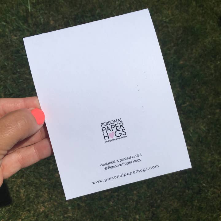 Personal Paper Hugs - Wholesale Thinking of You Card - Funny Greeting Card for Mom Tribe Friend or New Mom, Encouragement Card, Thinking of You Card1