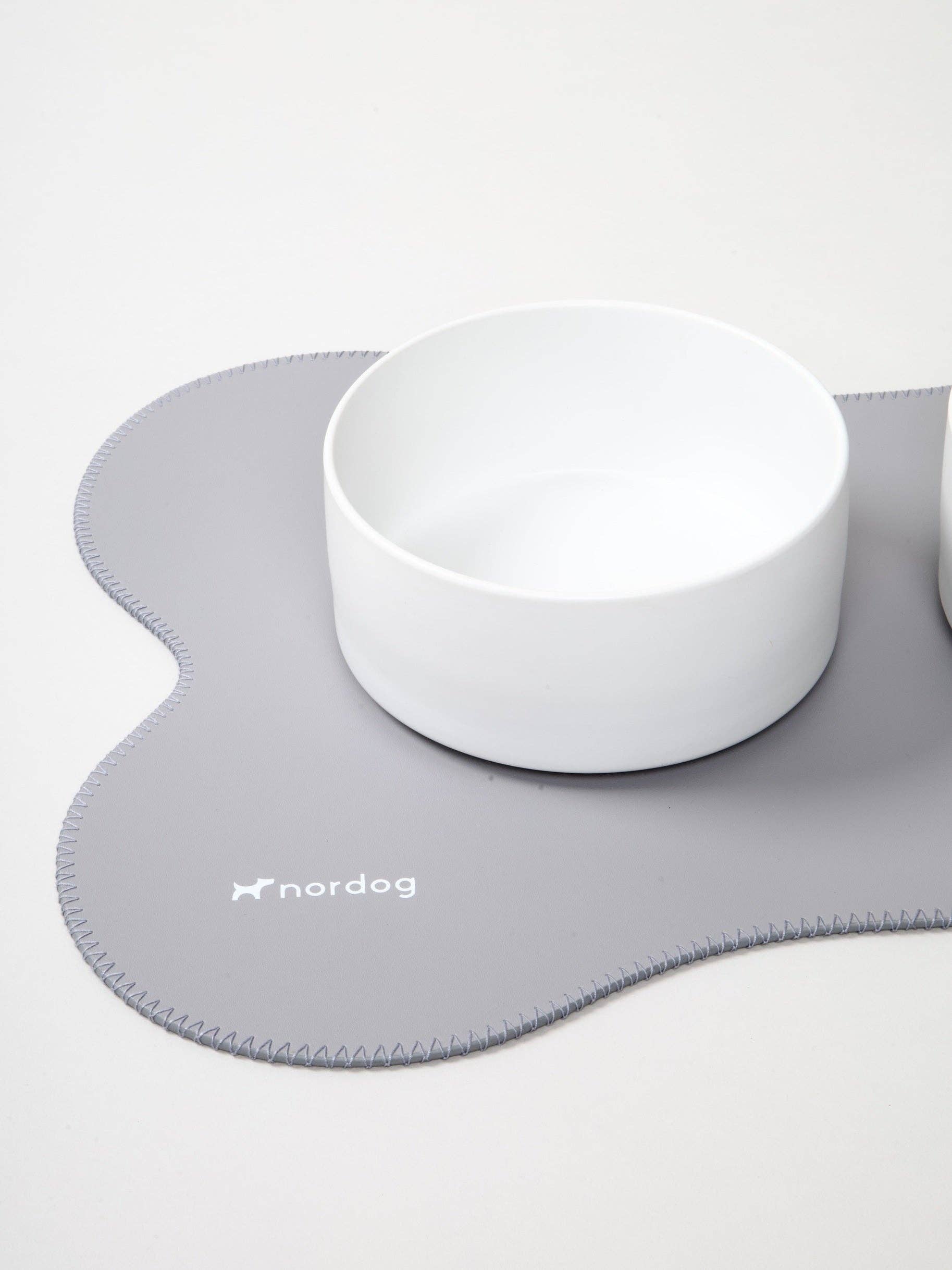 Nordog - Wholesale Pet Food Mat - Dog - Placemat for dog bowls (grey)1