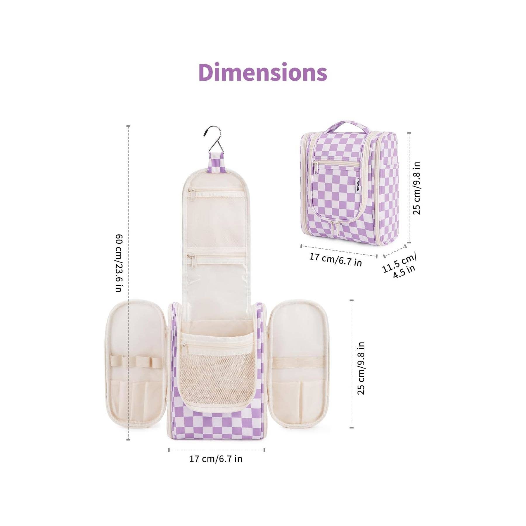wandf - Wholesale Toiletry Bag - Women's - Hanging Travel Toiletry Cosmetic Bag for Women119