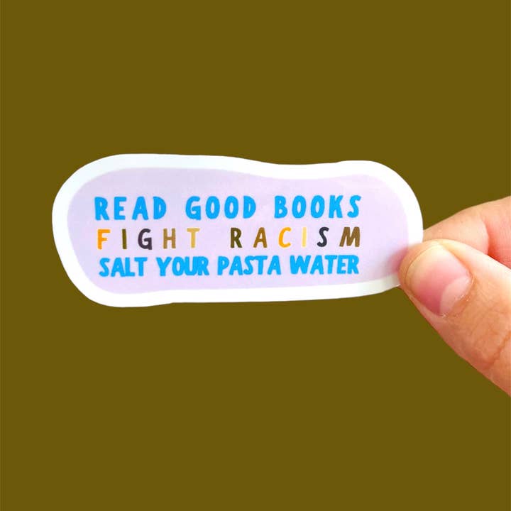 Tiny Baker Creations - Wholesale Sticker - Fight Racism Sticker | Anti Racist | Equality | BLM