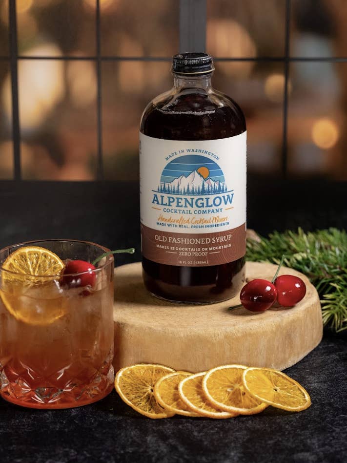Old Fashioned Syrup for wholesale by Alpenglow Cocktail Company