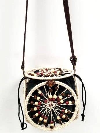 ONE OF A KIND CUBE MACRAME BAG for wholesale by Ricki designs