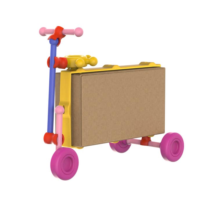 Safari Ltd. - Wholesale Building Set - Kids - Oddy Mini Trucks 16 Piece Building Kit