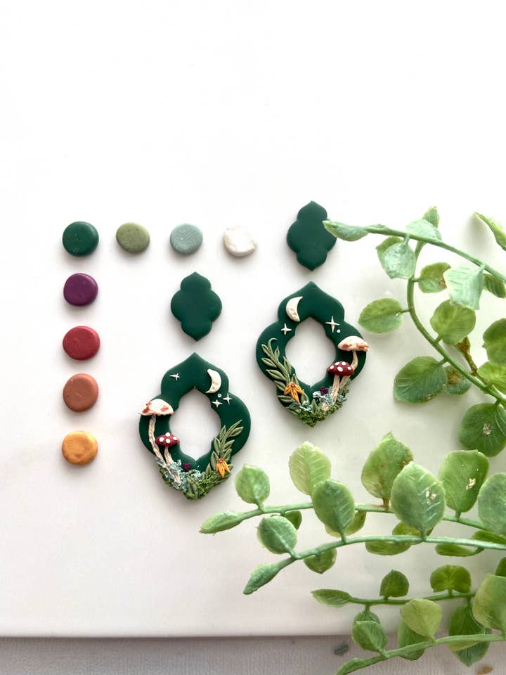 Cottage Core Forest scene Dangles for wholesale by Everything Ky and I