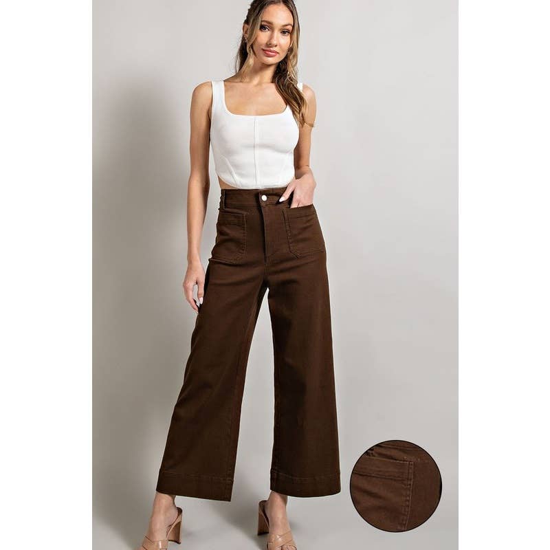 STYLE USA - Vendita all'ingrosso Pantalone - Donna - Pantaloni larghi lavati in morbido tessuto14