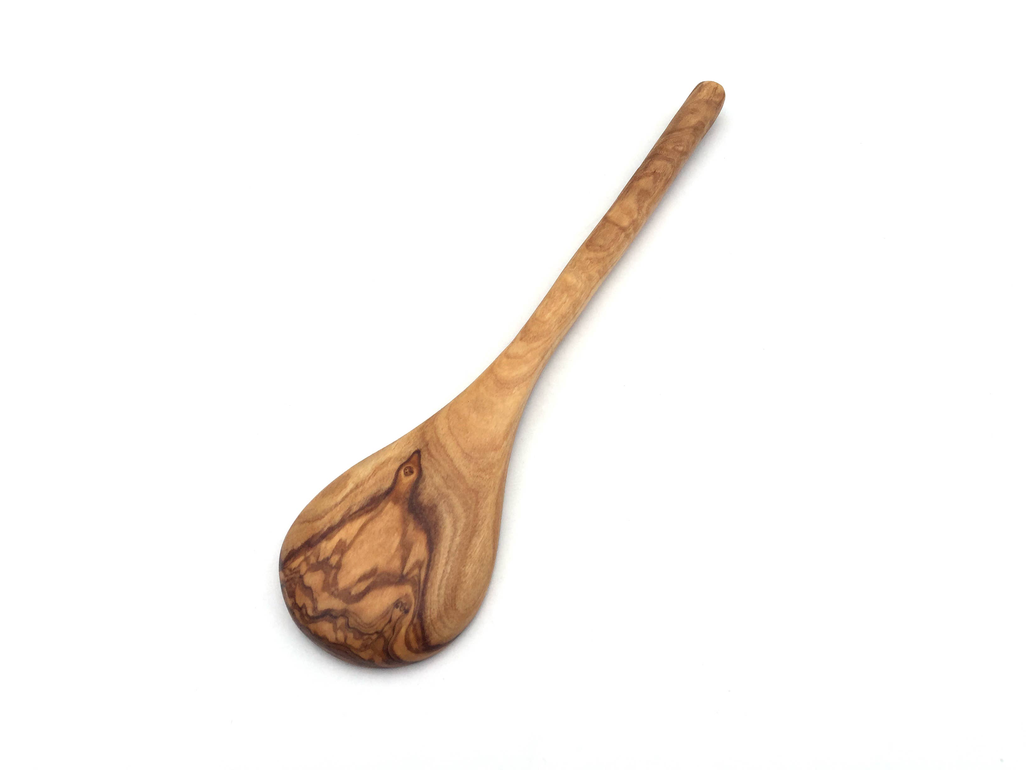 medina mood - Vendita all'ingrosso Cucchiai da cucina - Cucchiaio da cucina con manico rotondo in legno di ulivo1