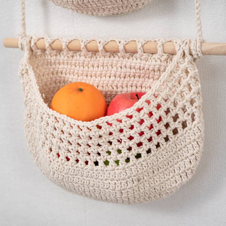 Sparkle Being - Wholesale Keukenopslag/organizer - Fruit, groente, opbergzak, macramé, wanddecoratie6