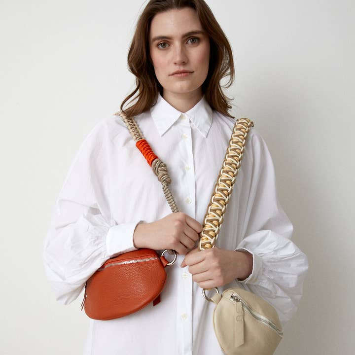 TIEFENBACHER LEHMANN - Wholesale Bag Strap - Women's - BAG STRAP - Chicago Taupe/Sole Short