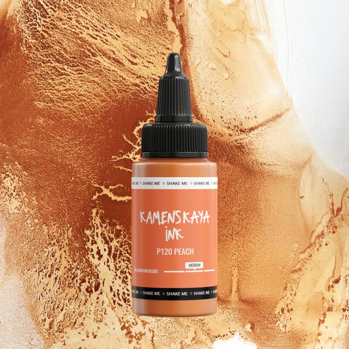 Delaminating Alcohol Ink P-120 'Peach' for wholesale by KAMENSKAYA