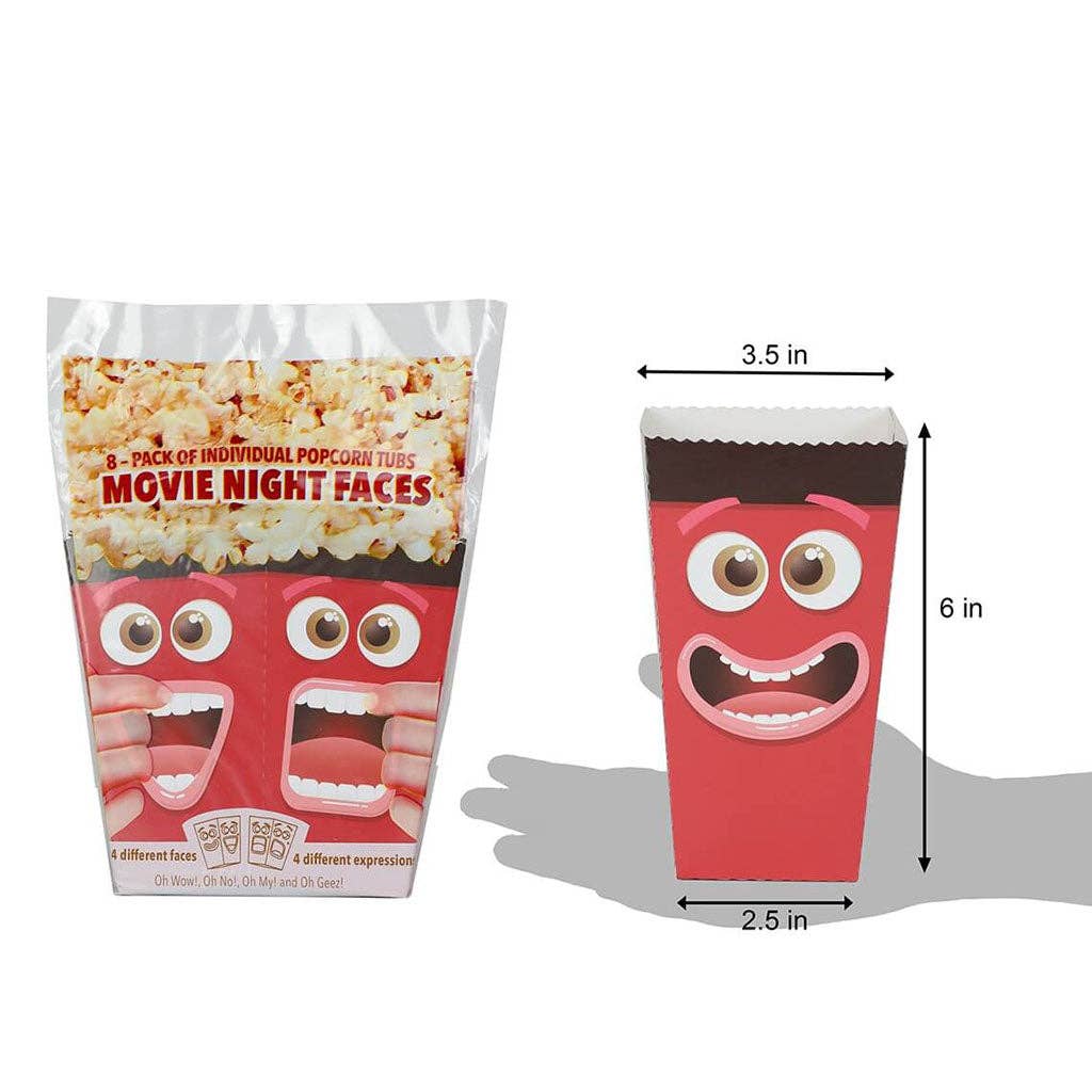 Flyer Foods Inc - Wholesale Party Favor Bag/Box - Pop-Open Movie Face Tubs1
