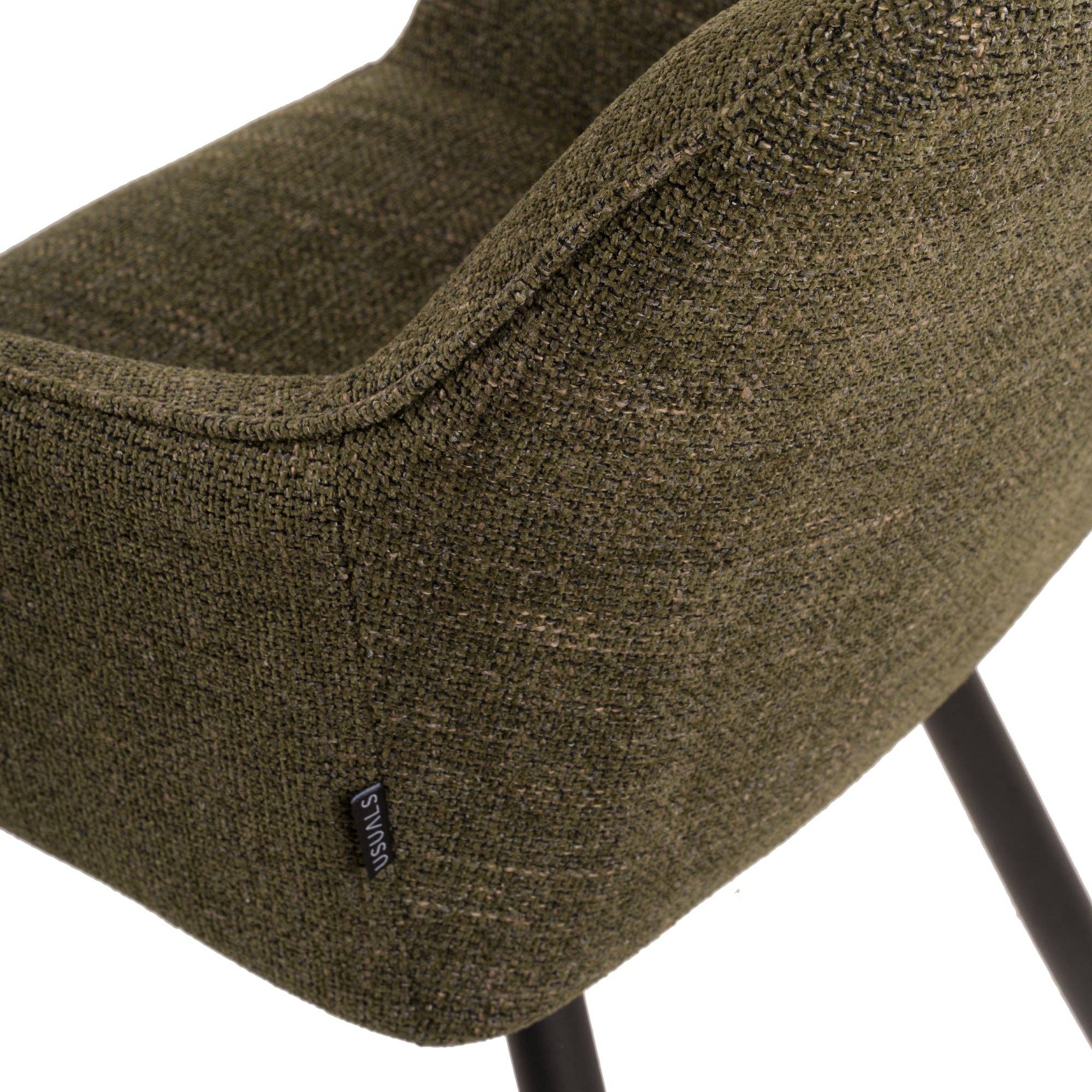 Usuals BV - Wholesale Chair - Daisy Dining Chair - Green Weave4