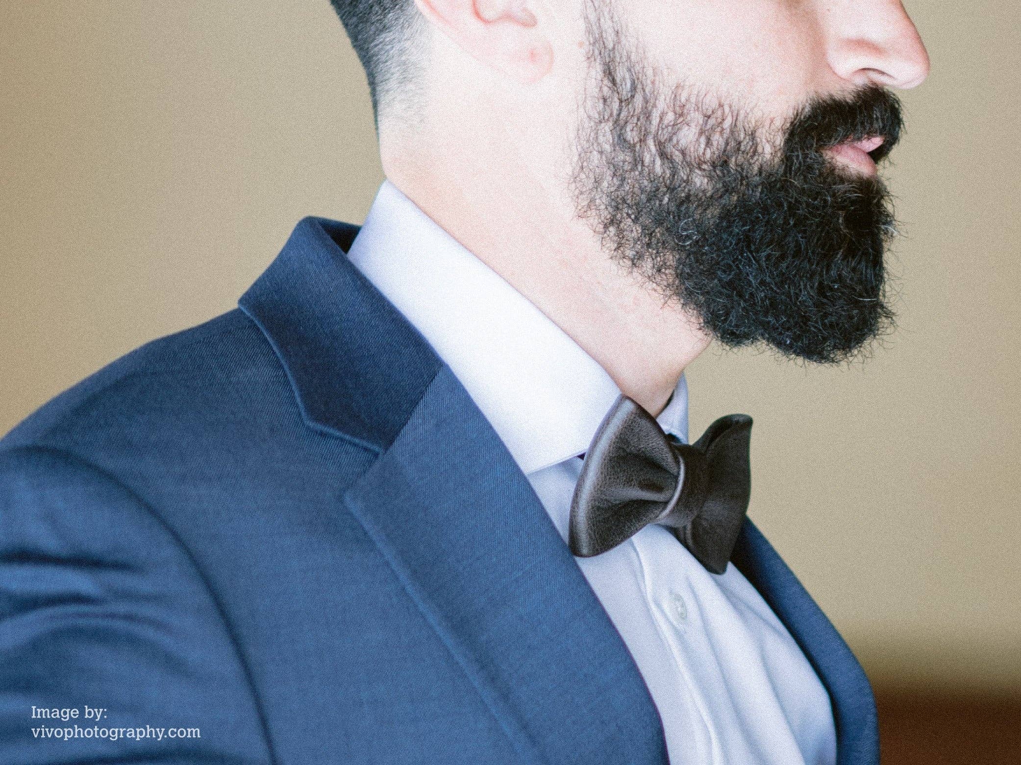 Kingsley Leather - Wholesale Bow Tie - Men's - Leather Bow Tie - Espresso Brown7