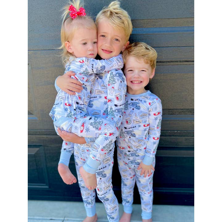 Southern Refinery - Wholesale Sleepwear Set - Kids - christmas, family matching pjs, christmas pjs, polar express