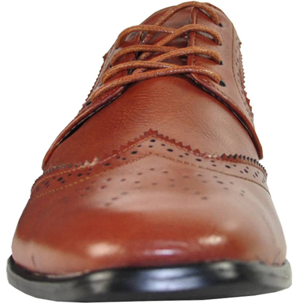 Tux-USA® - Vendita all'ingrosso Oxford - Uomo - Scarpa elegante da uomo BRAVO KING-2 Wingtip Oxford11