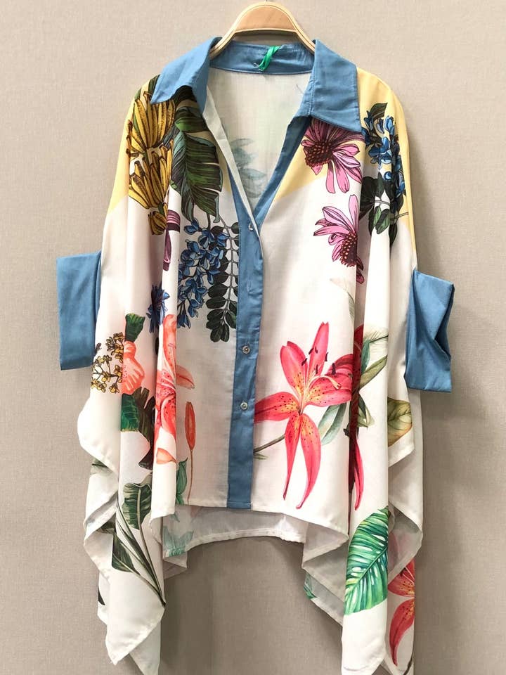 SWEET MAGIC MODA Y COMPLEMENTOS - Vente Chemise à col boutonné – femme - Blouse imprimée2