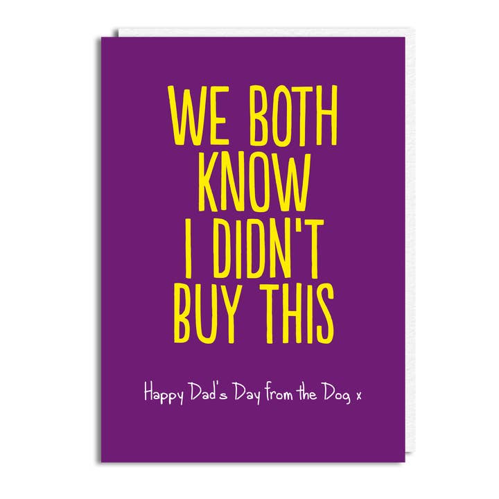 Roligt farsdagskort från barnen - ”Vi känner båda pappa” för wholesale av The Buddy Fernandez Card Company