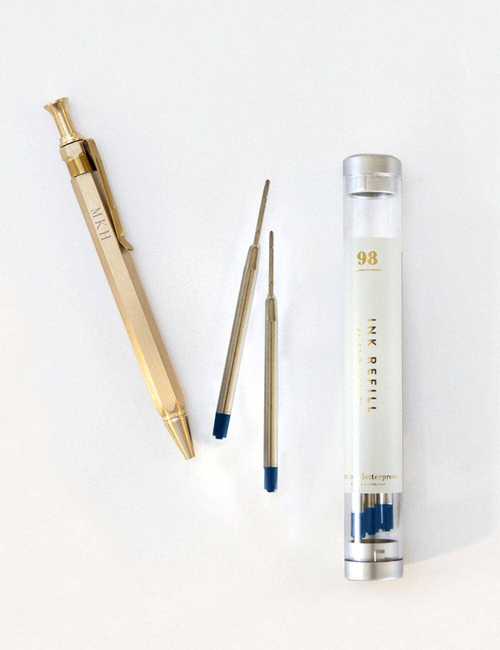 Bespoke Letterpress - Vendita all'ingrosso Penne - Ricarica d'inchiostro a sfera No. 98, confezione da 41