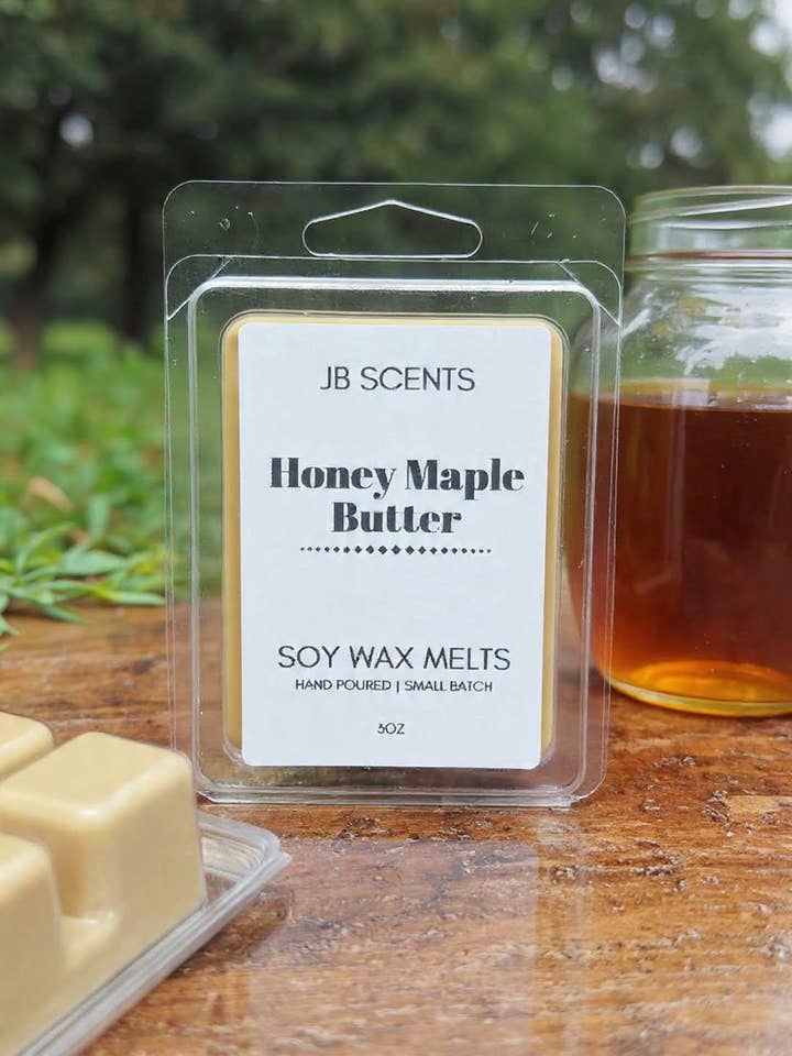 Honey Maple Butter Soy Wax Melts for wholesale by Just Bummin