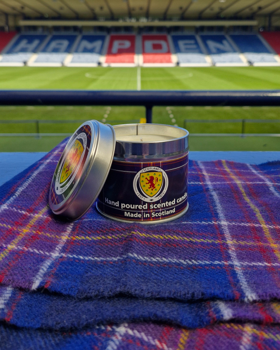 The Stirling Candle Company – wholesale Travel candles – Official Scotland National Football Team Travel Tin Candle6