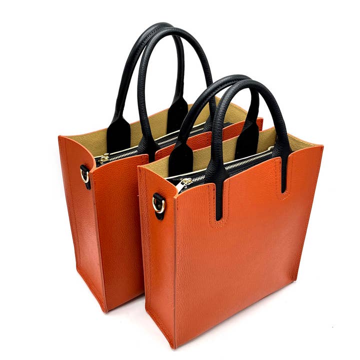 Suie Valentini srl - Wholesale Shoulder Bag - Women's - Genuine leather shoulder bag, for women, made in Italy, art. 11244517