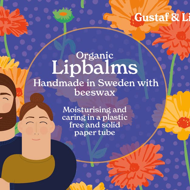 Anzeige Karte Gustaf & Linnea Läppcerat für den Großhandel von Gustaf och Linnea
