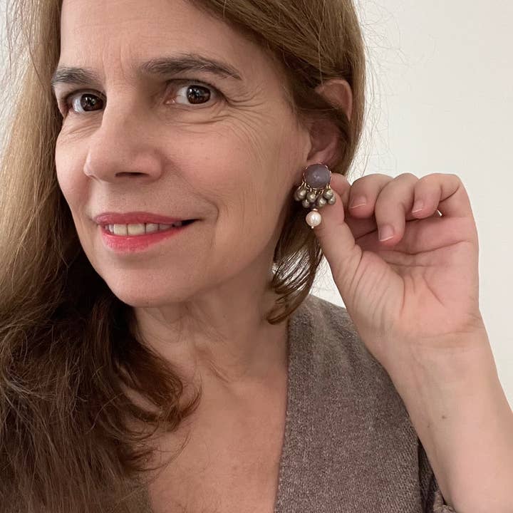 Sandrine France Studio - Wholesale Dangle Earrings - Olwen Earrings1