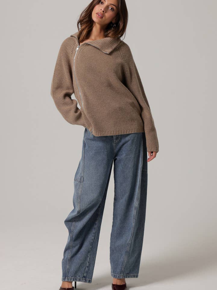 VALNØD BASSETT LYNLÅS SWEATERE for engroshandel på Faire3