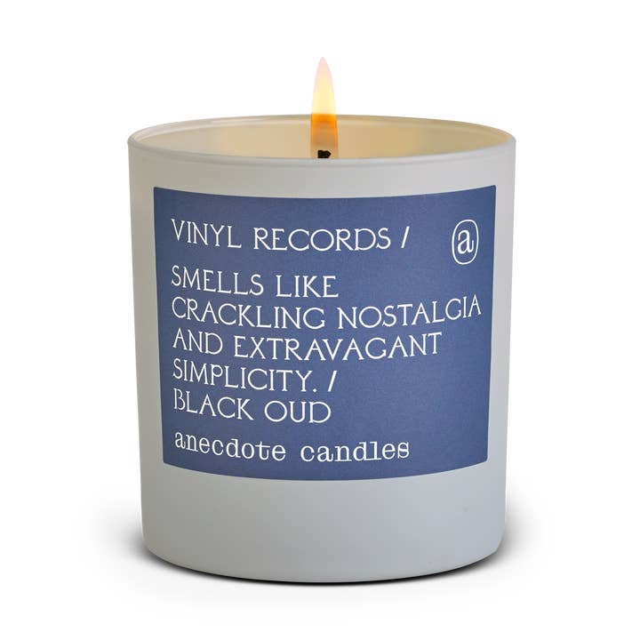 Anecdote Candles - Vendita all'ingrosso Candela in vasetto - Candela Vinyl Records (Black Oud)0