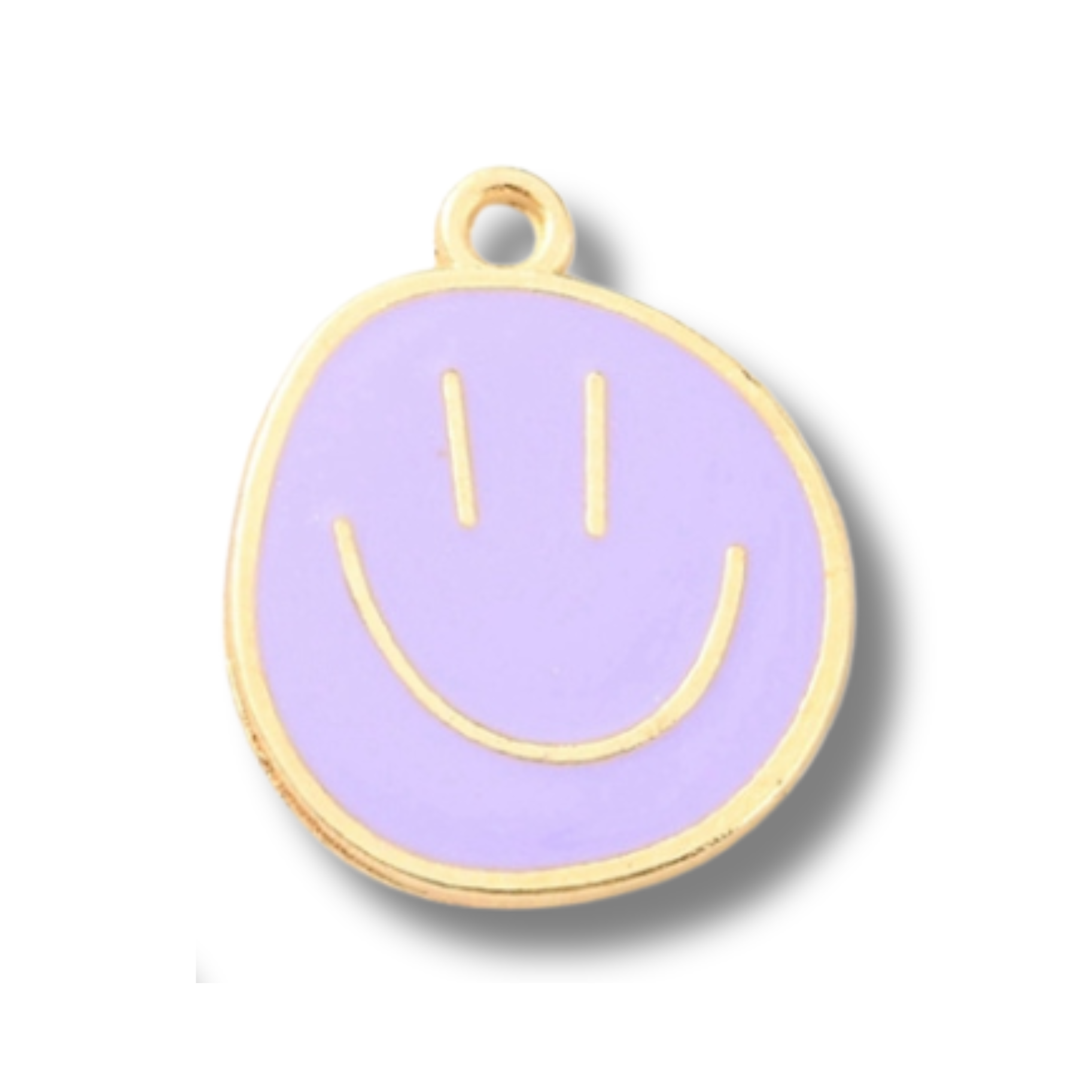 Love, Paige Designs - Wholesale Individual Charm/Pendant - Smiley Happy Face Gold Charm4