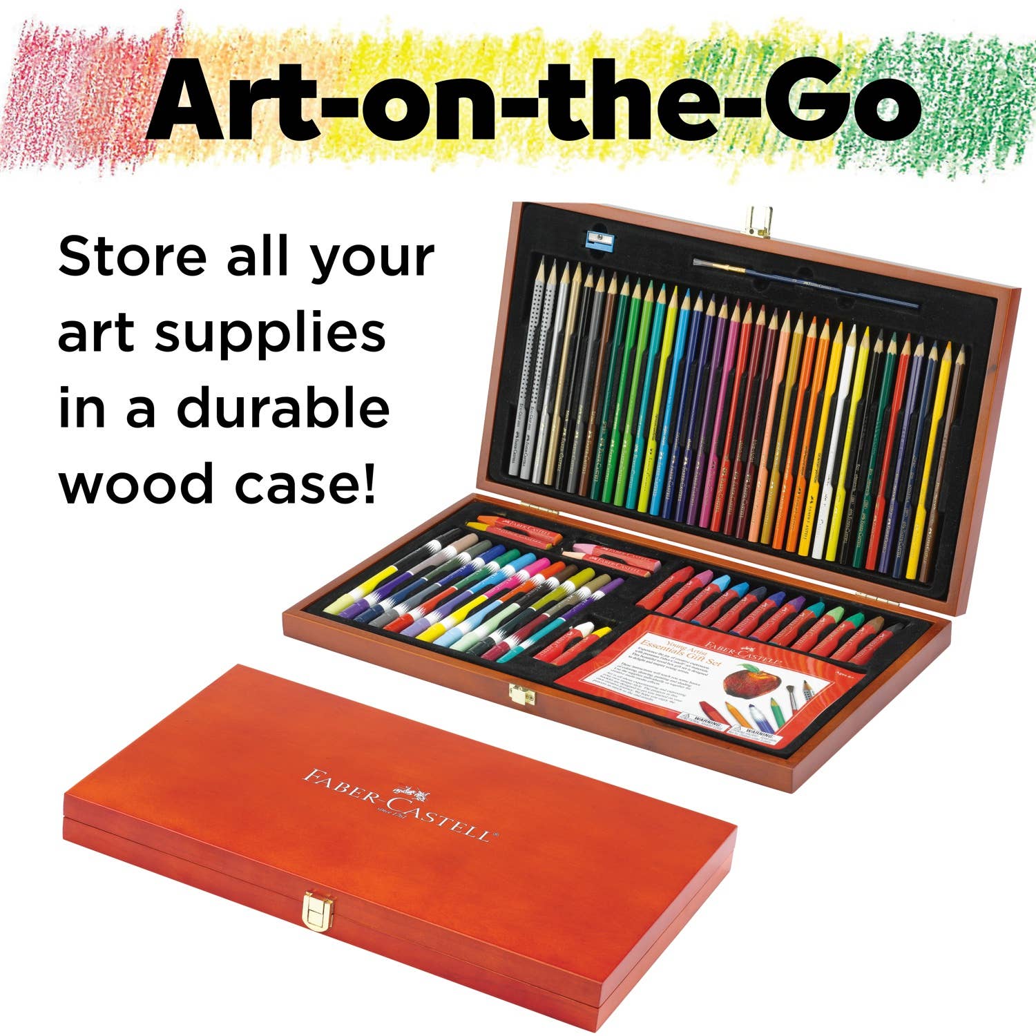 Faber-Castell / Creativity for Kids - Wholesale Art Set - Kids & Baby - 64- Piece Young Artist Essentials Art Set Gift Set for Kids1