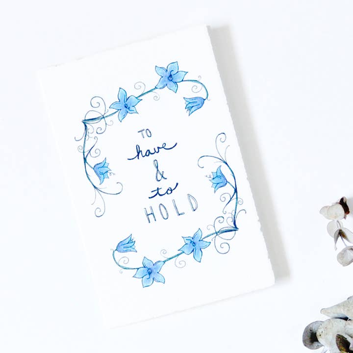Bröllopskort - Att ha och att hålla för wholesale av Little Shop of ElleSee