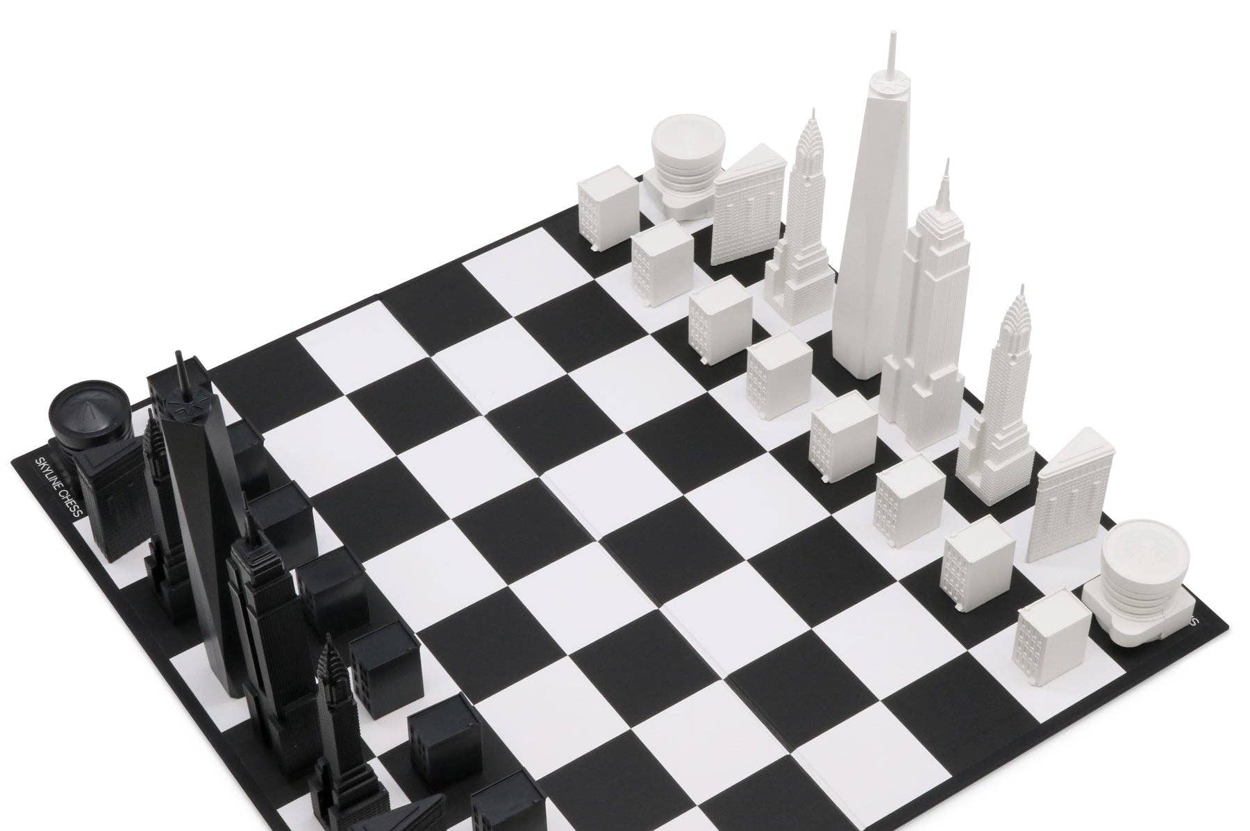 Skyline Chess - Vendita all'ingrosso Giochi da tavolo - Set di scacchi Skyline New York City Edition con skyline iconico7