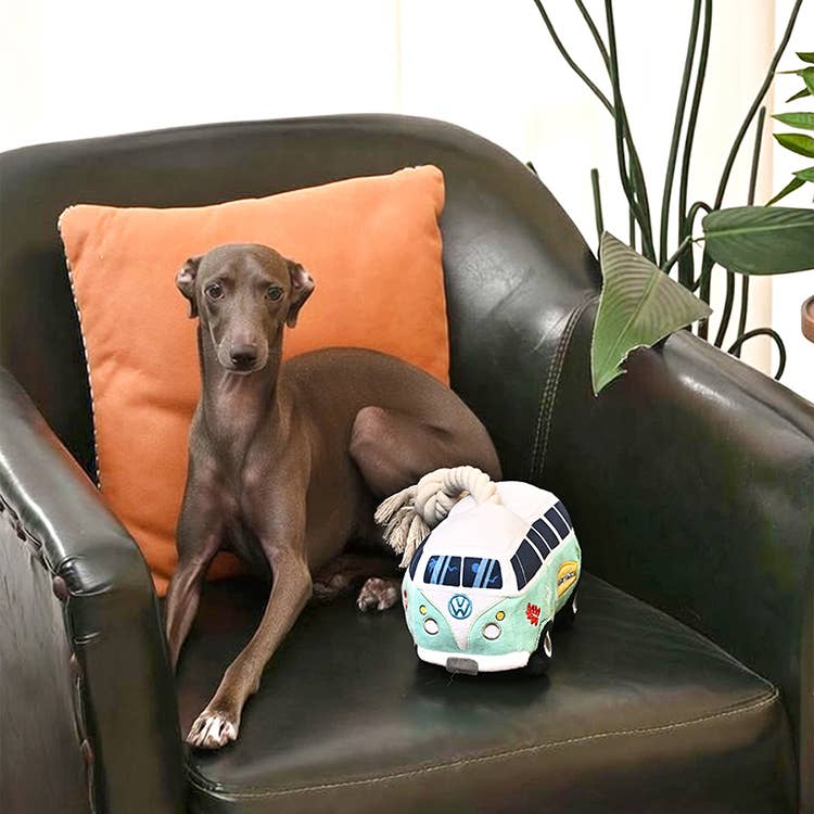 Hugsmart Products Inc – Peluche - Cão por atacado – HugSmart Pet - Volkswagen | Brinquedo de Corda de Praia4