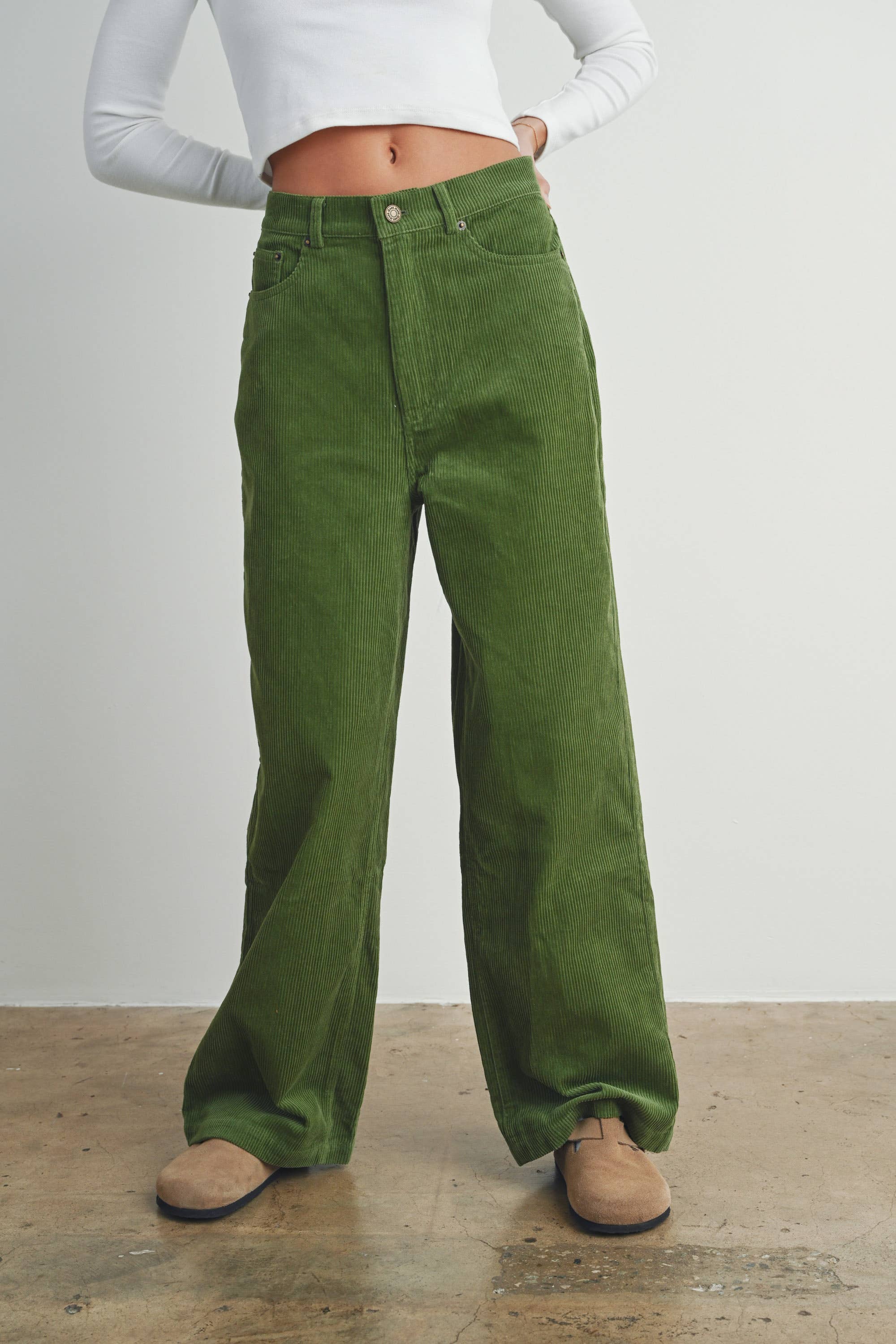 BUTTERMELON - Vendita all'ingrosso Pantalone - Donna - Pantaloni in velluto a coste con tasche - BMP722419