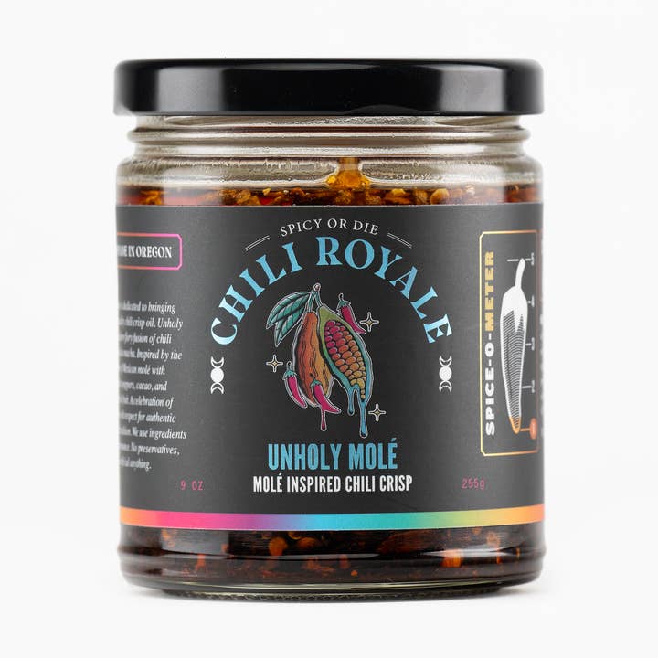 Chili Royale - Wholesale Sauce - Unholy Mole - Mole Inspired Chili Crisp 9oz. 0