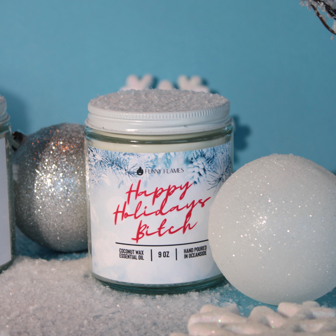 Funny Flames Candle Co - Les Creme - Wholesale Jar/Filled Candle - Holiday 2025 Best Sellers Collection 9oz Candles110