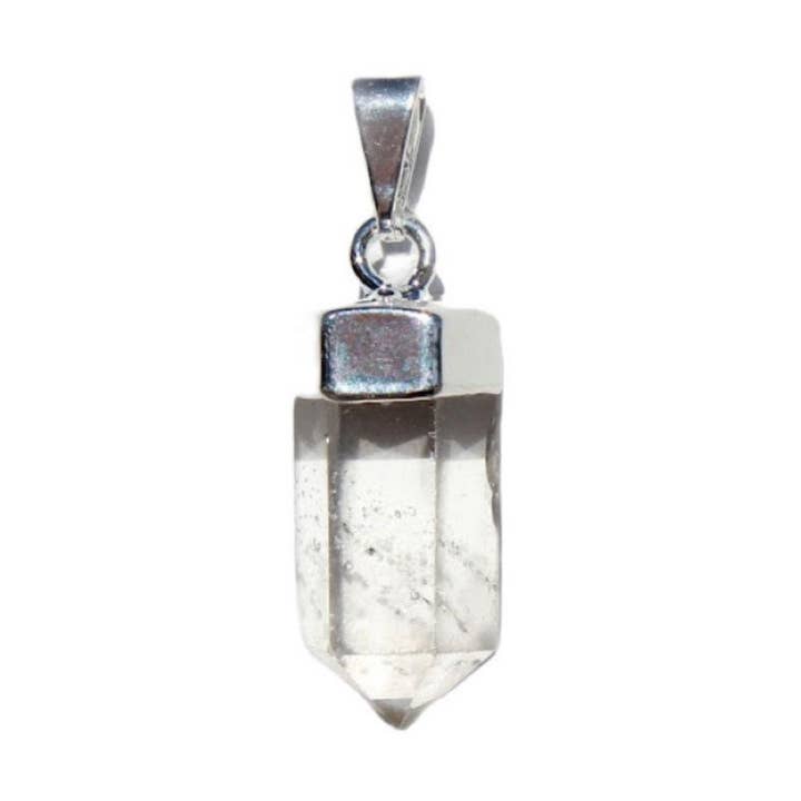 Point Pendant - Clear Quartz for wholesale by Earths Elements Wholesale