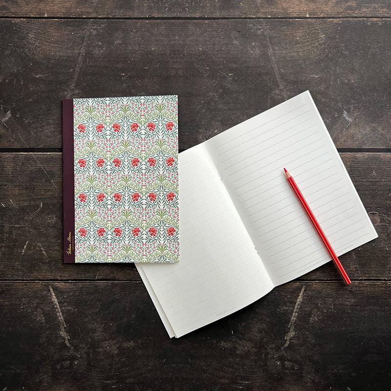 Koustrupco - Wholesale Notebook - Oxford Red pattern WM - Note Booklet - Made in Denmark2