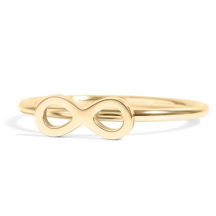 WJW - Wholesale Band/Stacked Ring - 18k Gold PVD Coated Stainless Steel Symbol Stacking Rings