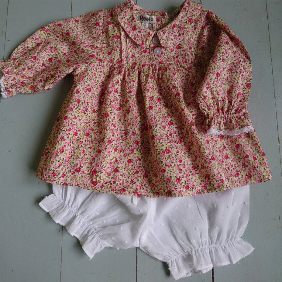 English Rose Linens – wholesale Underwear/diaper cover – Baby – Bloomers White1