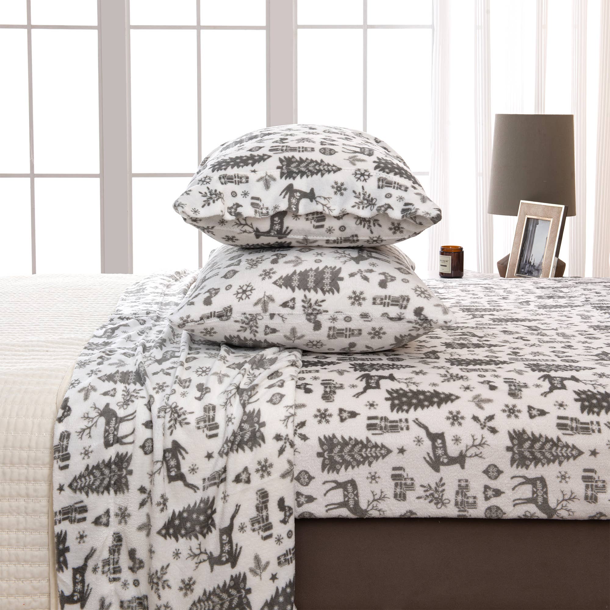 BH Collective - Wholesale Sheet Set - Velvet Plush Sheets - Printed - Velvet Luxe Collection118